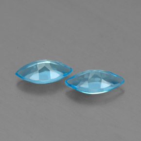  ct natürliche blauer Topas-Edelsteine, Marquise, VVS