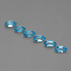 2,43 ct natürliche blauer Topas-Edelsteine, Marquise, VVS-VS