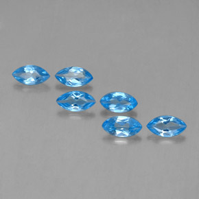 2,69 ct natürliche blauer Topas-Edelsteine, Marquise, VVS-VS