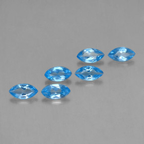 2,69 ct natürliche blauer Topas-Edelsteine, Marquise, VVS-VS