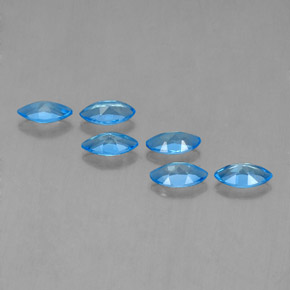 2,69 ct natürliche blauer Topas-Edelsteine, Marquise, VVS-VS