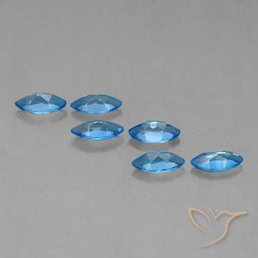 2.79 ct natürliche Swiss Blue Topas-Edelsteine, Marquise, VVS-VS