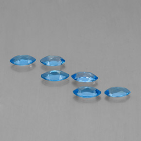 2,55 ct natürliche blauer Topas-Edelsteine, Marquise, VVS-VS