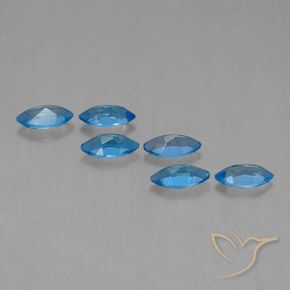2.93 ct natürliche Swiss Blue Topas-Edelsteine, Marquise, VVS-VS