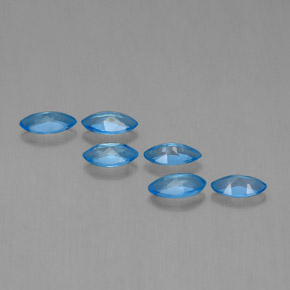 2,63 ct natürliche blauer Topas-Edelsteine, Marquise, VVS-VS