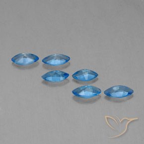 2.65 ct natürliche Swiss Blue Topas-Edelsteine, Marquise, VVS-VS