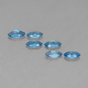 2,76 ct natürliche blauer Topas-Edelsteine, Marquise, VVS-VS