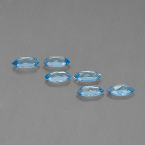 2,40 ct natürliche blauer Topas-Edelsteine, Marquise, VVS-VS