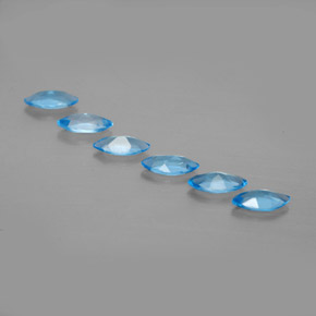 2,32 ct natürliche blauer Topas-Edelsteine, Marquise, VVS-VS