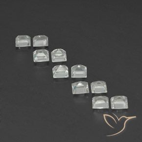 4.00 ct natürliche Warmweiß Topas-Edelsteine, Quadrat, VVS-VS