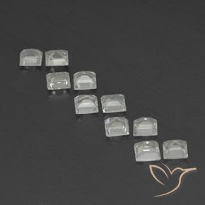 4.28 ct natürliche Warmweiß Topas-Edelsteine, Quadrat, VVS-VS