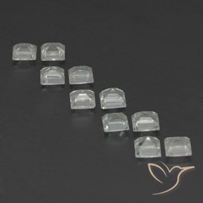 4.40 ct natürliche Warmweiß Topas-Edelsteine, Quadrat, VS