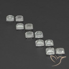 3.91 ct natürliche Warmweiß Topas-Edelsteine, Quadrat, VVS-VS