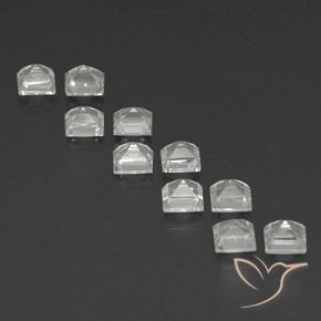 4.59 ct natürliche Warmweiß Topas-Edelsteine, Quadrat, VS