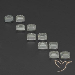 4.04 ct natürliche Warmweiß Topas-Edelsteine, Quadrat, VS