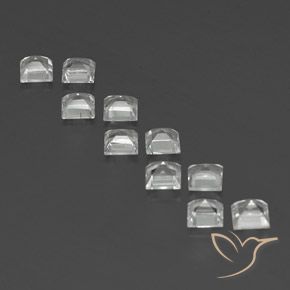 3.99 ct natürliche Warmweiß Topas-Edelsteine, Quadrat, VS