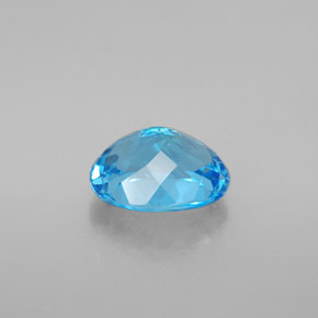 4,79 ctw natürlicher blauer Topas, Oval Schliff, VVS-VS
