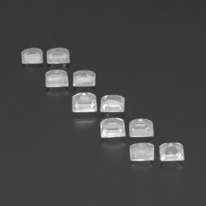 3,12 ct natürliche weißer Topas-Edelsteine, Quadrat, VVS-VS