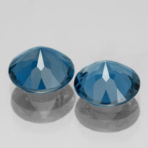  ct natürliche blauer Topas-Edelsteine, Rundschliff, VS