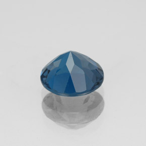 2,00 ctw natürlicher blauer Topas, Rundschliff, VVS