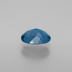 2,02 ctw natürlicher blauer Topas, Oval Schliff, VVS