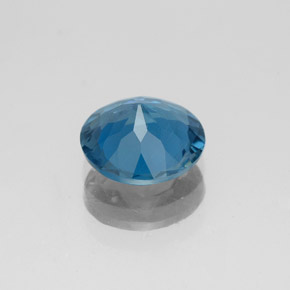 1,90 ctw natürlicher blauer Topas, Rundschliff, SI