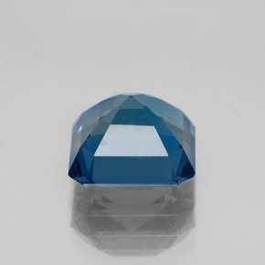 3,03 ctw natürlicher blauer Topas, Smaragdschliff, VVS