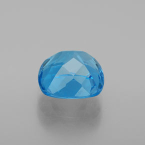 2,77 ctw natürlicher blauer Topas, Kissenschliff, SI