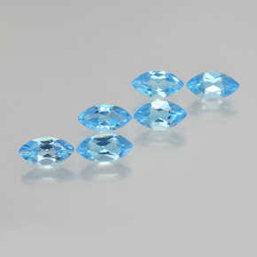 2,57 ct natürliche blauer Topas-Edelsteine, Marquise, VVS-VS