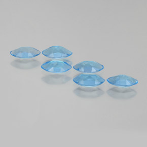 2,57 ct natürliche blauer Topas-Edelsteine, Marquise, VVS-VS