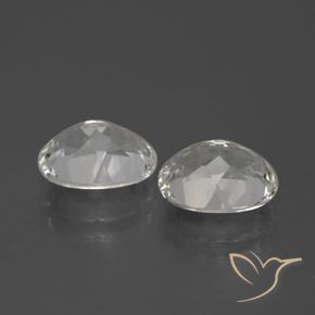 6.54 ct natürliche Weiß Topas-Edelsteine, Oval, VVS