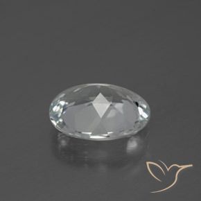 9,17 ctw natürlicher Klares Weiß Topas, Oval, VS
