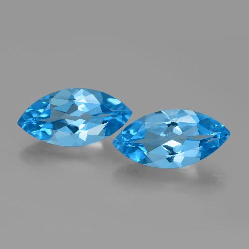 8.80 ct natürliche Swiss Blue Topas-Edelsteine, Marquise, VVS-VS