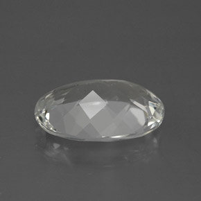4,73 ctw natürlicher weißer Topas, Oval Schliff, VS