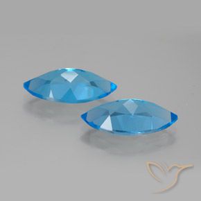 8.87 ct natürliche Swiss Blue Topas-Edelsteine, Marquise, VVS