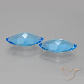 7.87 ct natürliche Swiss Blue Topas-Edelsteine, Marquise, VVS-VS