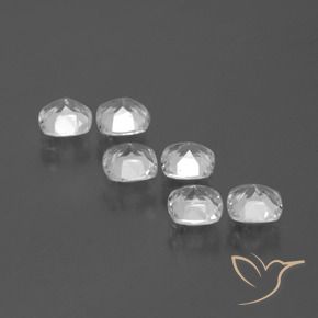 2.82 ct natürliche Klares Weiß Topas-Edelsteine, Kissen, VVS-VS
