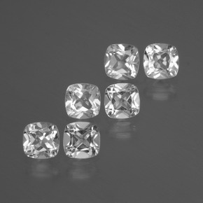 3,14 ct natürliche weißer Topas-Edelsteine, Kissenschliff, VVS-VS