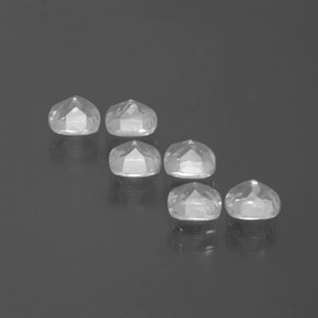 3,14 ct natürliche weißer Topas-Edelsteine, Kissenschliff, VVS-VS