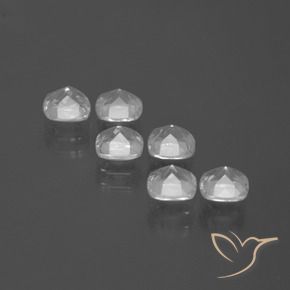 3.07 ct natürliche Klares Weiß Topas-Edelsteine, Kissen, VVS-VS
