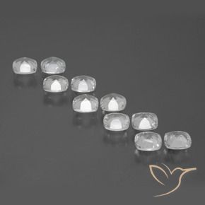 4.17 ct natürliche Klares Weiß Topas-Edelsteine, Kissen, VVS-VS