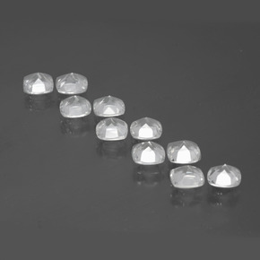 4.65 ct natürliche Weiß Topas-Edelsteine, Kissenschliff, VVS-VS