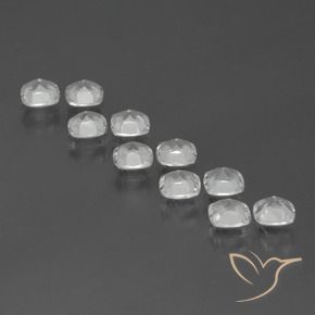 4.69 ct natürliche Weiß Topas-Edelsteine, Kissen, VVS-VS