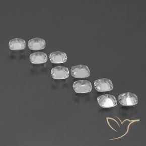 4.48 ct natürliche Klares Weiß Topas-Edelsteine, Kissen, VVS-VS