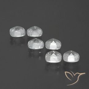 2.79 ct natürliche Klares Weiß Topas-Edelsteine, Kissen, VVS-VS