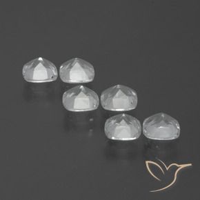 2.92 ct natürliche Klares Weiß Topas-Edelsteine, Kissen, VVS-VS