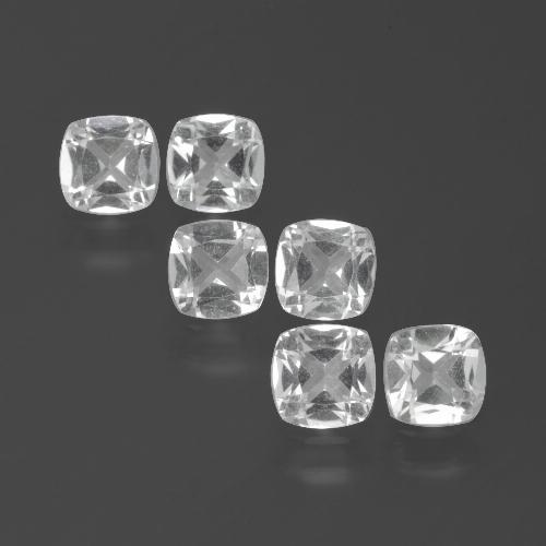 2.60 ct natürliche Weiß Topas-Edelsteine, Kissenschliff, VVS-VS