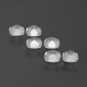 2.60 ct natürliche Weiß Topas-Edelsteine, Kissenschliff, VVS-VS