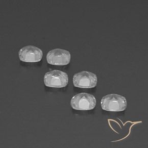 2.77 ct natürliche Klares Weiß Topas-Edelsteine, Kissen, VVS-VS