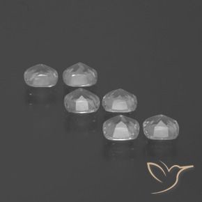 2.74 ct natürliche Weiß Topas-Edelsteine, Kissen, VVS-VS